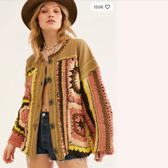 No Rain Crochet Sweater Jacket | Poshmark
